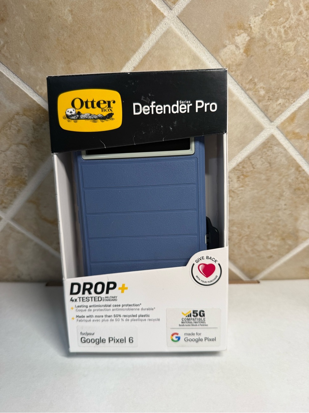OtterBox Defender Pro Case for Google Pixel 6 in Slate Blue